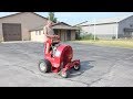 Cleaning Large Parking Lots (Dave Rides A Hurricane Blower!)