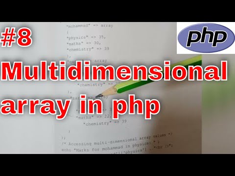 Multidimensional array in php || ARRAYS IN PHP || PHP