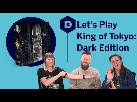 King of Tokyo: Dark Edition board game playthrough - Let's never say "squirt" again