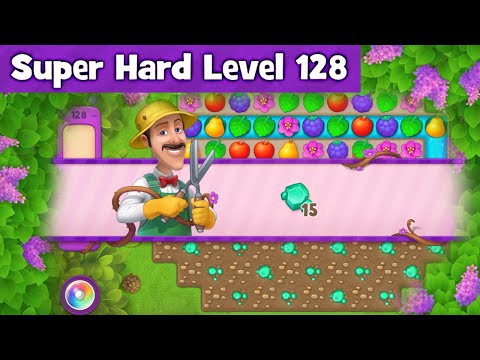 Gardenscapes Super Hard Level 128 | No Boosters | Playrix
