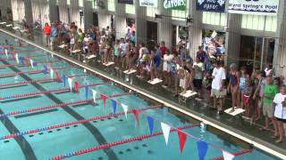 preview picture of video 'Rocket City Swim League Championship 2011 - 50 Yard Butterfly Girls 11-12'