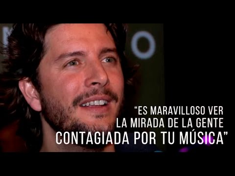 Manuel Carrasco video Bailar al viento - Entrevista Argentina 2016