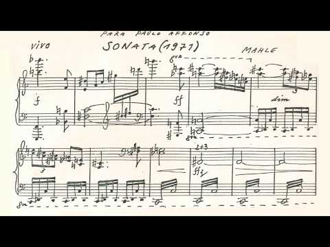 Ernst Mahle - Sonata 1971 (Beatriz Balzi, piano)