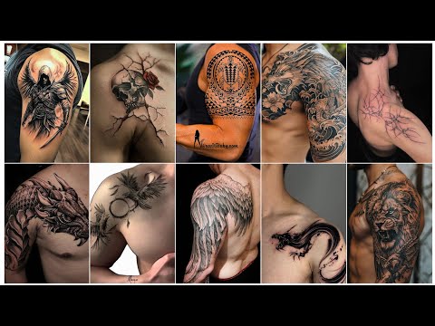 100+ Shoulder Tattoo Designs for Men | Best Shoulder Tattoos 2025 | Latest Tattoo design Ideas