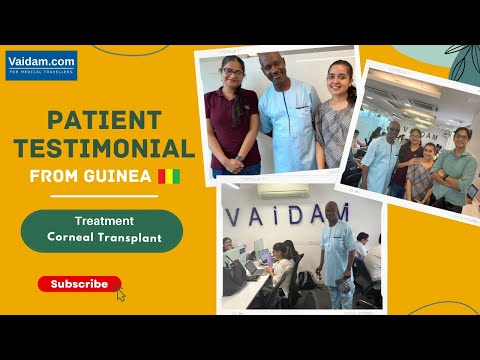Guinea Patient Travels to India for Corneal Transplant with Vaidam Health