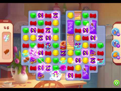 HomeScapes Level 4190 no boosters (17 moves)