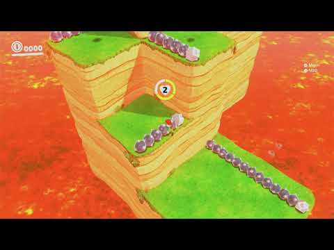 Moon 16-5: Yoshi on the Sinking Island (11), Dark Side | Super Mario Odyssey (NS)