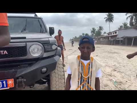 Grand P avec Ramba junior pour le tournage du clip