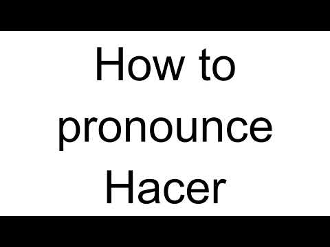 How to Pronounce Hacer (Turkish)
