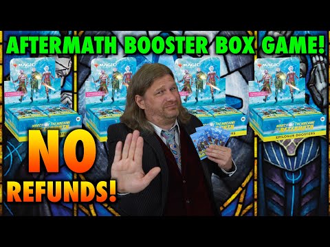Let's Play The Aftermath Booster Box Game! Opening Magic: The Gathering's New Micro Set!