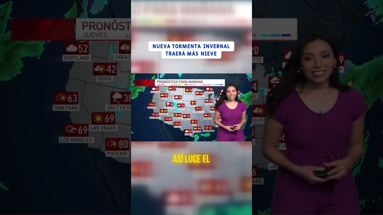 El pronóstico del tiempo en Estados Unidos | El clima de hoy