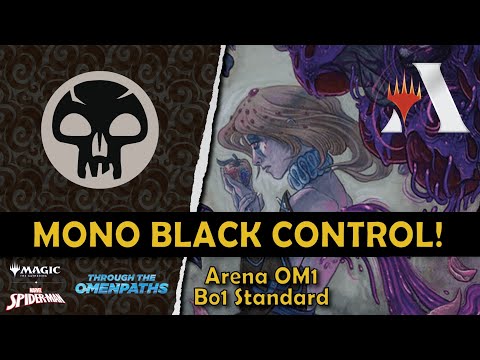 ZERO MERCY 💀 Mono Black Control Grinds Opponents to Dust! #mtgarena #mtg #om1 #standard