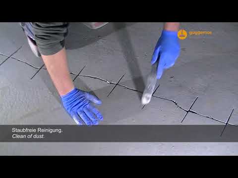 RS1 - das ultimative Reparaturset zur Risssanierung in Estrich- und Betonböden -