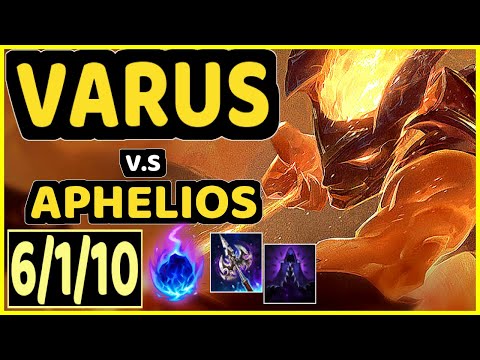 REKKLES (VARUS) vs APHELIOS - 6/1/10 KDA BOTTOM ADC CHALLENGER GAMEPLAY - EUW