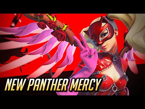 Mercy's NEW Persona 5 Panther Skin Is Amazing! 🌹❤️ - Overwatch 2