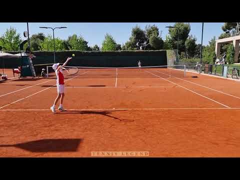 Great points between the ambidextrous Teodor Davidov and Evan Giurescu (U12 IMG Future Stars 2022)