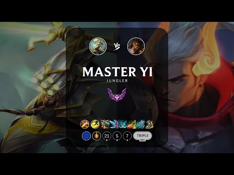 Master Yi Jungle vs Jarvan IV - EUW Master Patch 13.3