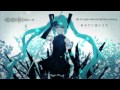 Hatsune Miku - Schwarzer Regen (rus sub) 