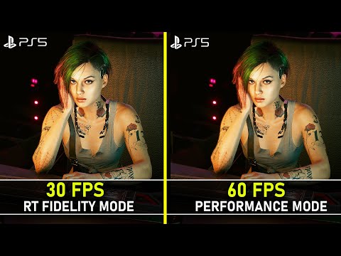 Cyberpunk 2077 | PS5 Next-Gen Patch 1.5 | RT Fidelity (30FPS) vs Performance (60 FPS) | Comparison