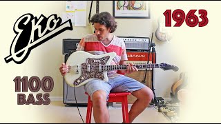 Video thumbnail for Eko 1100 Bass - 1963 - Made in Italy - Review by PrimeiraNota