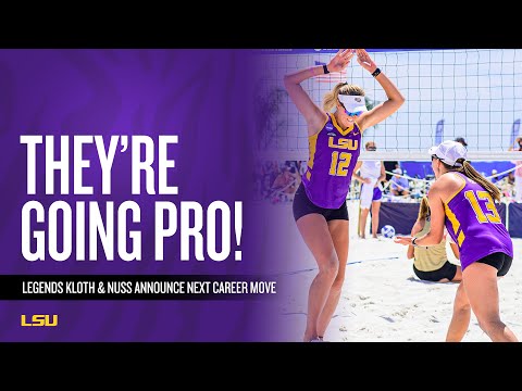 Taryn Kloth and Kristen Nuss Announce Pro Career: LSU Beach Volleyball