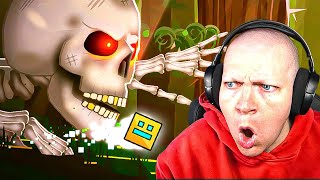 Download lagu Reacting to 'PEAK' Geometry Dash levels mp3