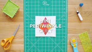 Mini Periwinkle Quilt Snips - Mini Quilting Tutorial