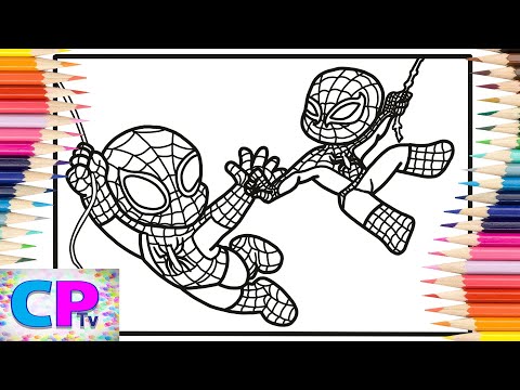 Miles Morales and Spiderman Coloring Pages/Syn Cole - Melodia/Syn Cole - Gizmo [NCS Release]