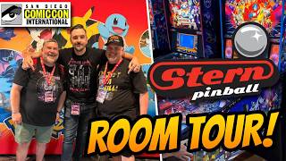 Stern Pinball Comic Con Room Tour & Tranformers Pinball First Impressions!