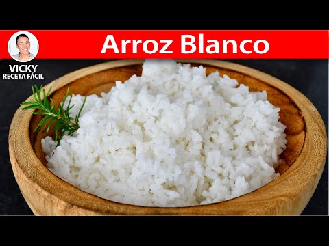 ARROZ BLANCO ARROZ AL VAPOR | Vicky Receta Facil