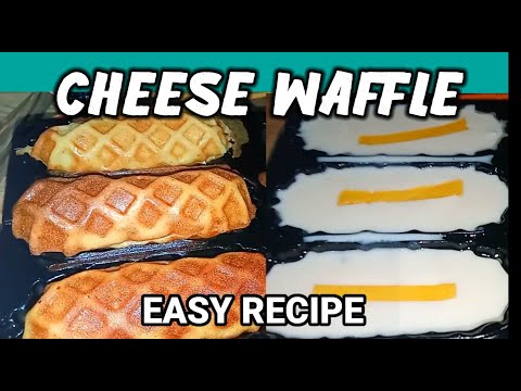 EASY WAFFLE RECIPE | CHEESE WAFFLE RECIPE BY RENA VLOGS