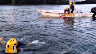 preview picture of video 'VIDEO: Pope County OEM Water Rescue Training'