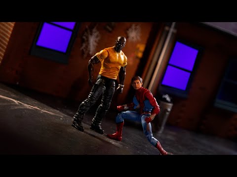 Luke Cage & Spider Man vs Tombstone | Marvel Legends MCU Stop-Motion