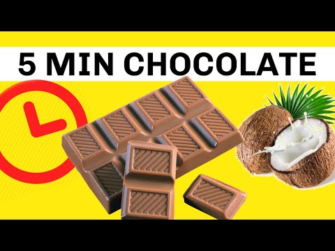 Healthy Chocolate in 5 Mins! Dairy Free. Organic. Gluten-Free