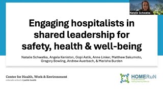 AJPH Video Abstract: Engaging Hospitalists in Shared Leadership for Health and Safety