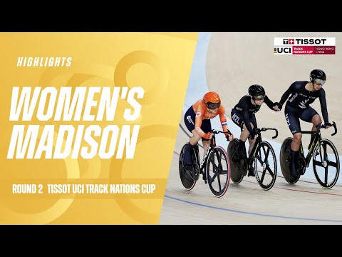 Велоспорт Women's Madison Highlights — Hong Kong, China | 2024 Tissot UCI Track Nations Cup