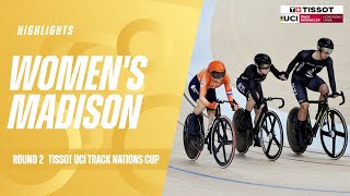 Велоспорт Women's Madison Highlights — Hong Kong, China | 2024 Tissot UCI Track Nations Cup
