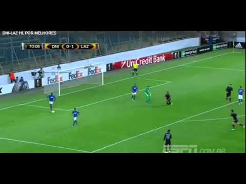 Sergej Milinkovic-Savic acting as Lazio target-man - Dnipro 1-1 Lazio