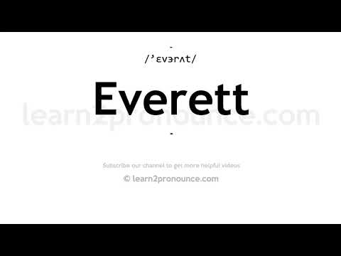 How to pronounce Everett | English pronunciation