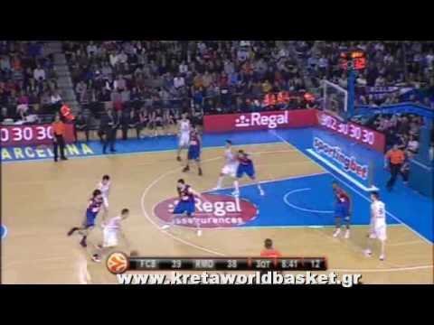 Euroleague 2010 Playoffs Game 1 Regal Barcelona  - Real Madrid  68-61 (23-3-10) Highlights