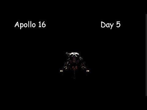 Apollo 16 - Full Mission Day 5 (Landing at Descartes)