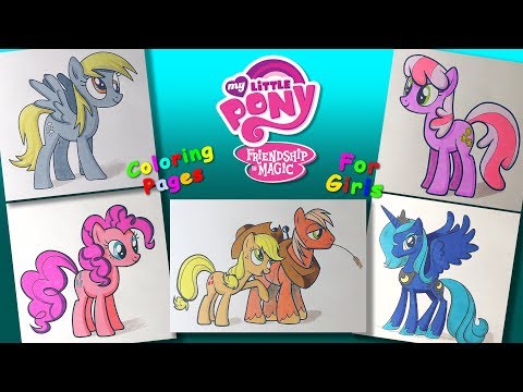 My Little Pony characters Part 3 #ColoringPages #forGirls #LearnColors with My Little Pony Video