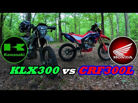 2024 Honda CRF300L vs Kawasaki KLX300! Dual Sport Trail Comparison
