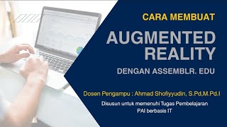 Tutorial membuat Augmented Reality dengan menggunakan Assembler Edu