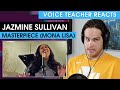 Jazmine Sullivan - Masterpiece (Mona Lisa) | Voice Teacher Reacts