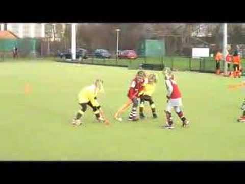 Meisjes F2 tegen Tempo '34 op 12 januari 2008. Gewonnen!