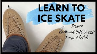Learn How to Ice Skate: Backward Half Swizzle Pumps Lesson 23