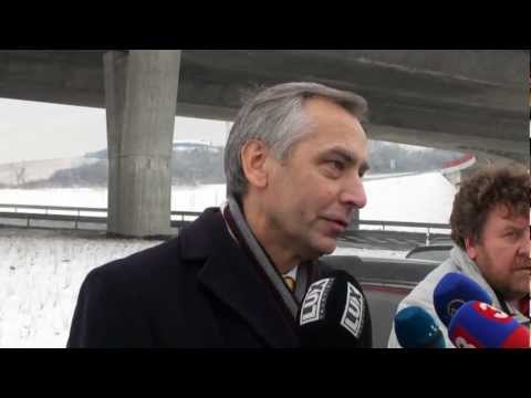 Otvorenie križovatky na diaľnici D1 v Beluši