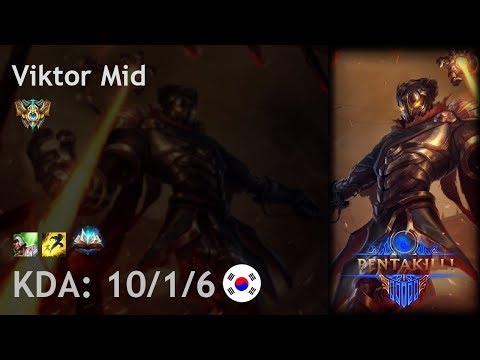Viktor Mid vs Kassadin - KR Challenger Patch 8.3