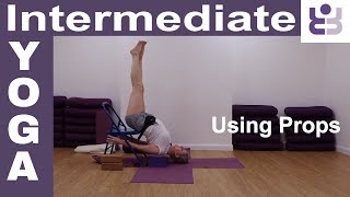 Intermediate Iyengar Yoga Sequence - Using Props for Extension